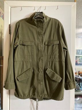 Forever 21 olive green utility jacket or army jacket